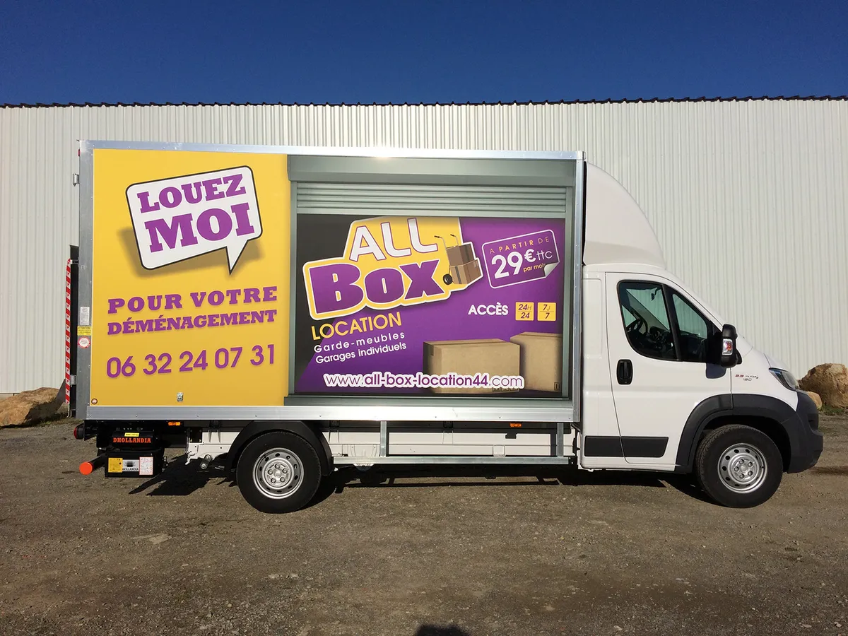 Le camion utilitaire de déménagement All Box